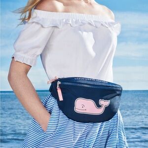 Vineyard vines x Target Navy Blue Whale Fanny Pack NWT